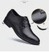 Men's Formal Leather Shoes Pointed Toe Loafers for Office Business Casual Wear
